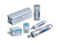 กระบอกลมแรงเสียดทานต่ำ Low Friction Cylinder-Metal Seal MQQ-MQM-MQP SMC
